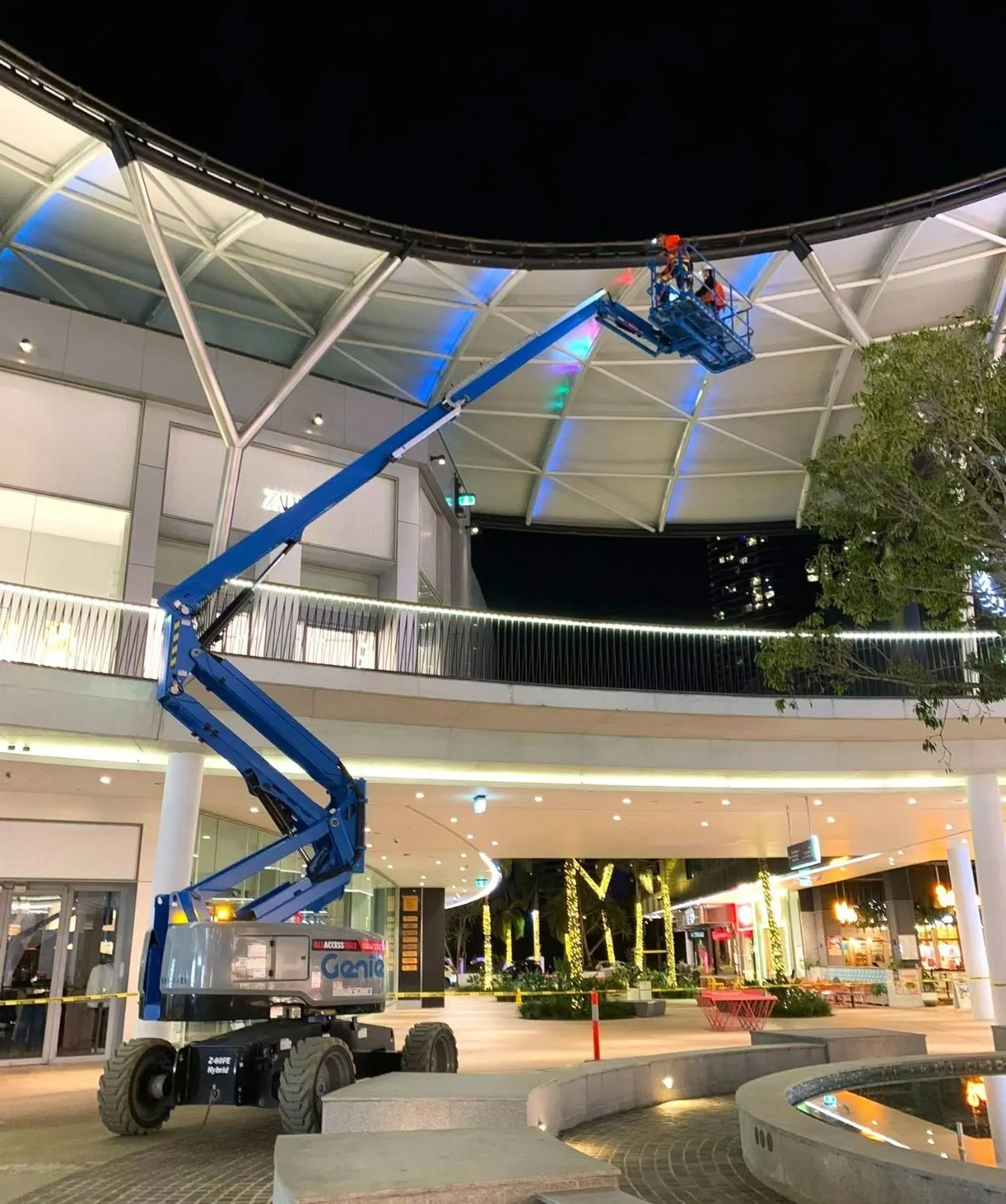 Super Roof Structural Steel Remediation, Pacific Fair Shopping Centre